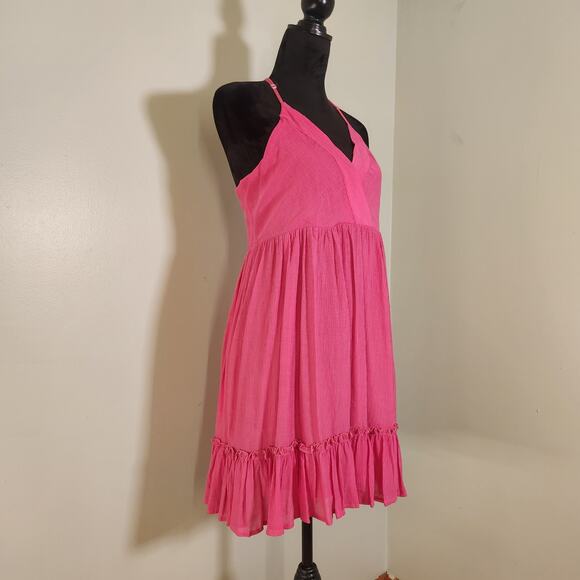 NEW IN Lattice Detail Pink Sundress, Size Large - Picture 6 of 15